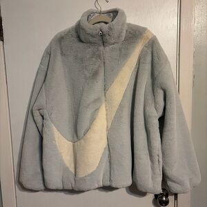 Nike Faux Fur Zip Up